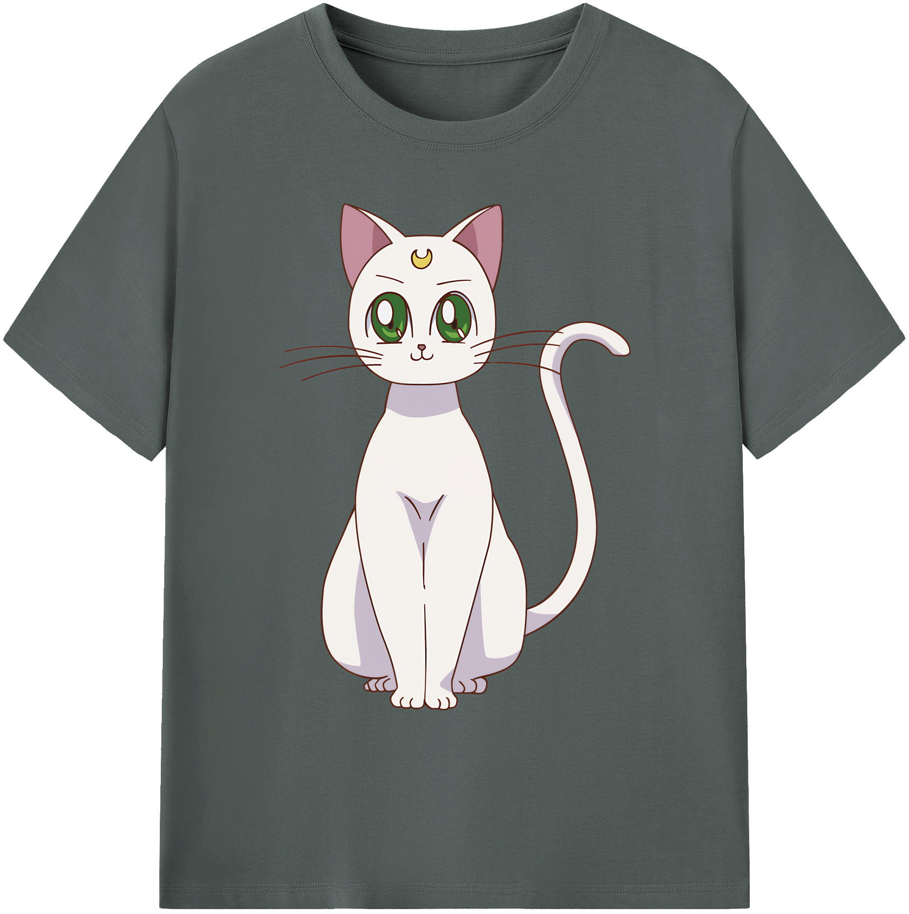 （画像用） 美少女戦士セーラームーン Sailor Moon 綿100％ メンズ半袖Tシャツ｜肌触りやわらか＆通気性